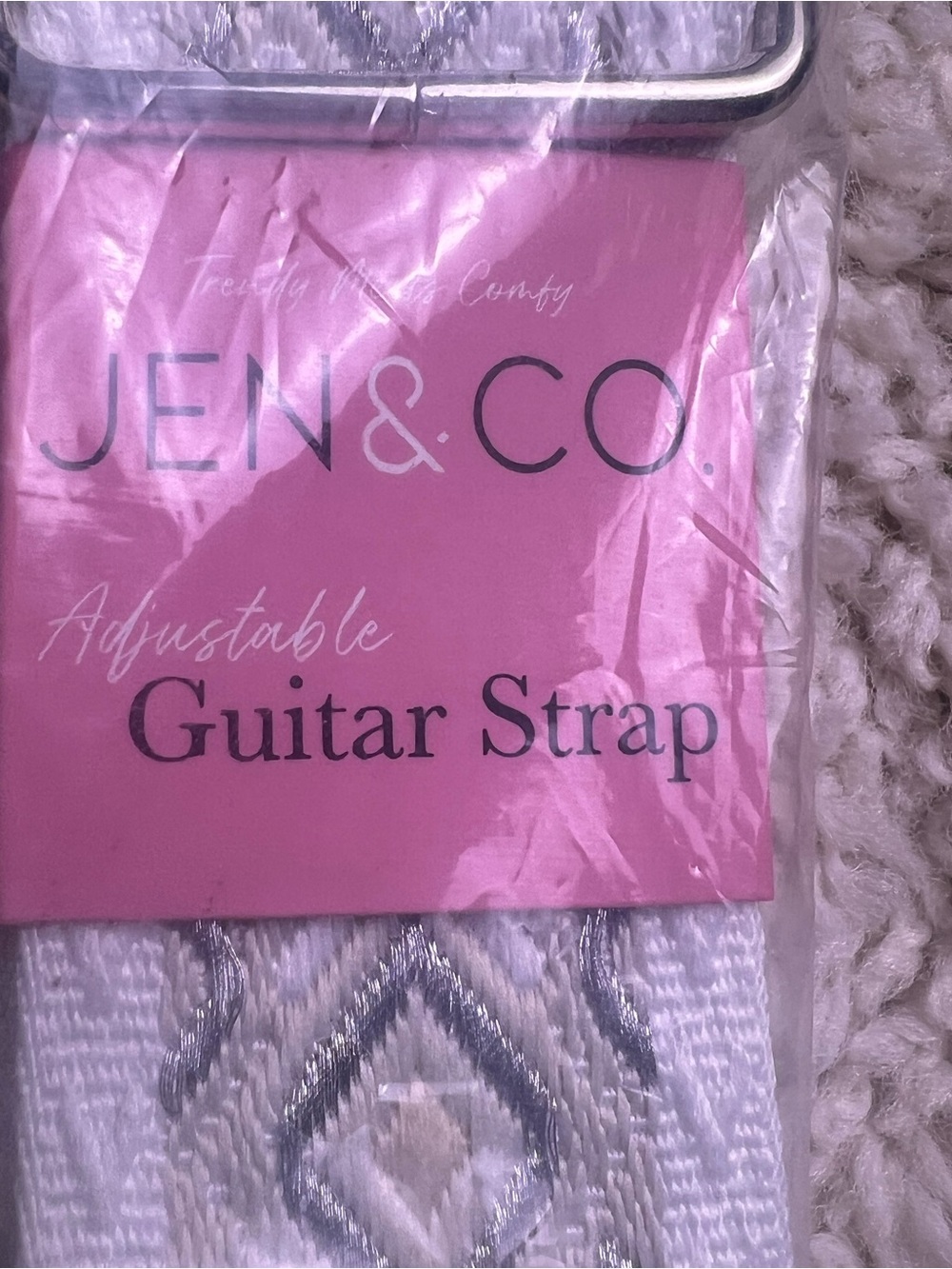 JEN& CO GUITAR PURSE STRAP NIP - Picture 3 of 7